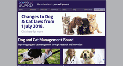 Desktop Screenshot of dogandcatboard.com.au